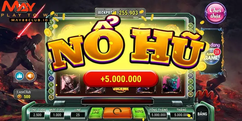 Tỷ lệ RTP game nổ hũ tại May88 cực kỳ cao 
